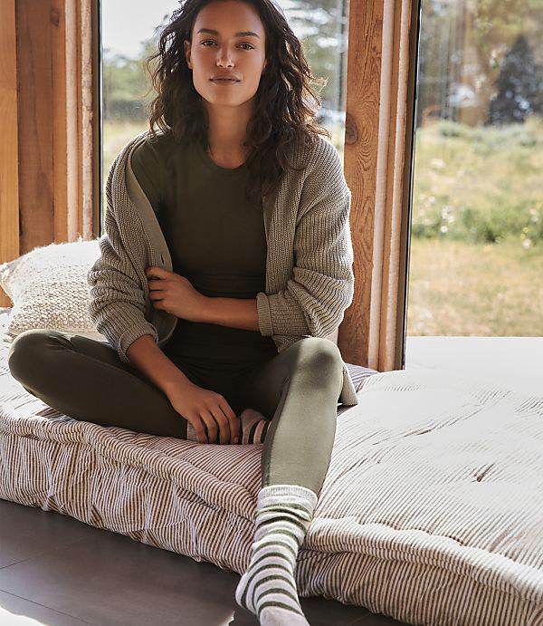 Haven Well Within Cashmere Bold Stripe Socks