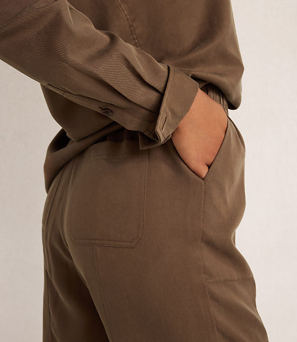 Haven Well Within Drapey Twill Tapered Leg Pants