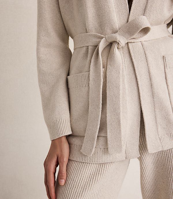 Haven Well Within  Cotton Blend Belted Cardigan