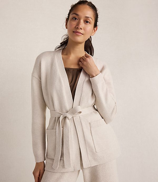 Haven Well Within  Cotton Blend Belted Cardigan