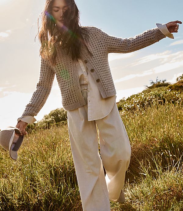 Haven Well Within Cashmere Open Stitch Cardigan