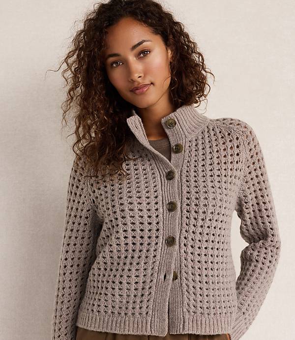 Haven Well Within Cashmere Open Stitch Cardigan