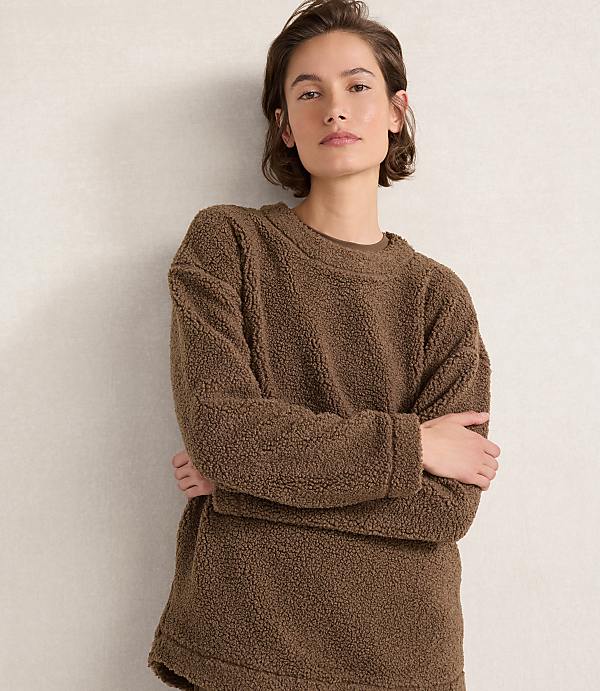 Haven Well Within Balance Sherpa Crewneck Top