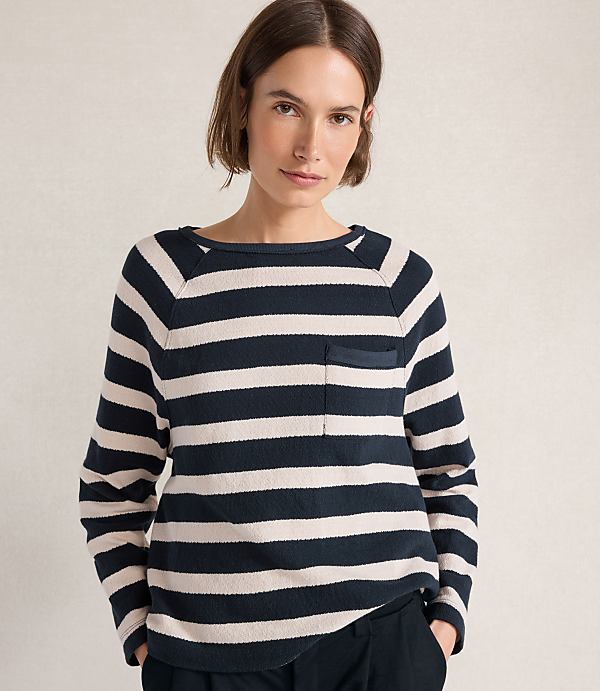 Haven Well Within Cotton Slub Jersey Raglan Top