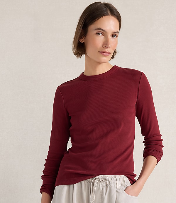 Haven Well Within Essential Organic Cotton Long Sleeve Tee