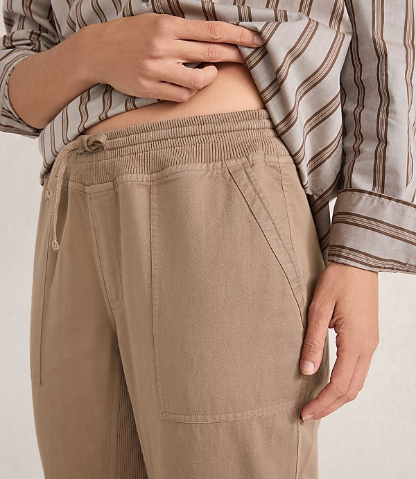 Haven Well Within The Effortless Twill Jogger in Organic Cotton