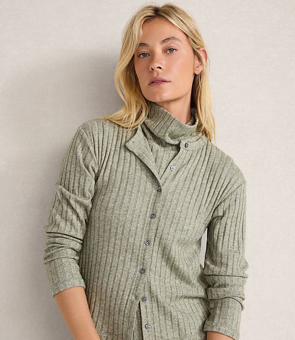 Haven Well Within Wide Rib Long Sleeve Cardigan