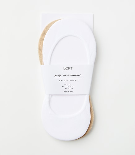 Ballet Flat No Show Sock Set