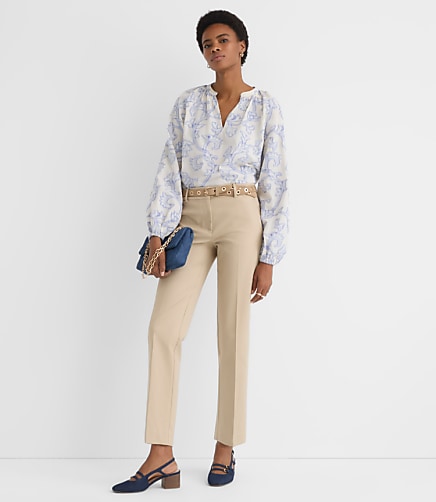 Riviera Slim Pants in Doubleweave