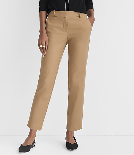 Curvy Riviera Slim Pants in Doubleweave