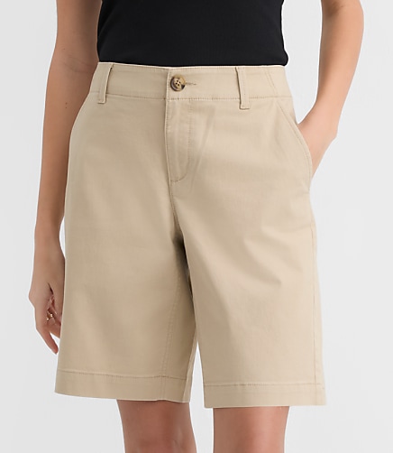 Curvy Monroe Chino Bermuda Shorts