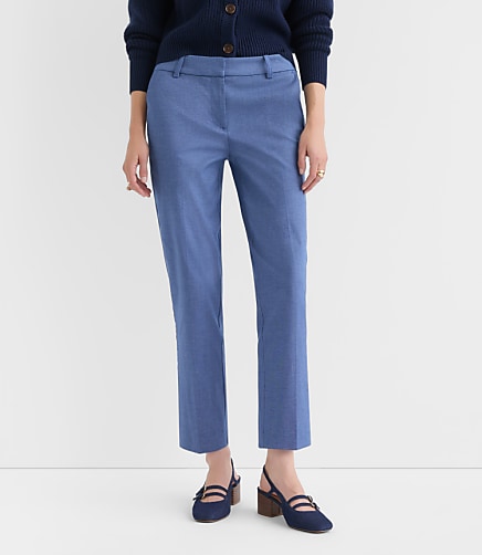 Petite Curvy Riviera Slim Pants in Texture