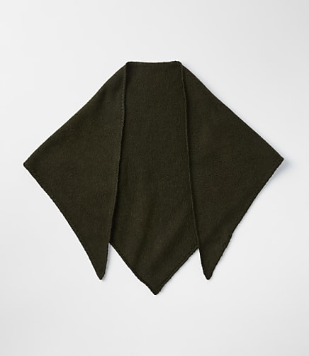 Knit Triangle Scarf
