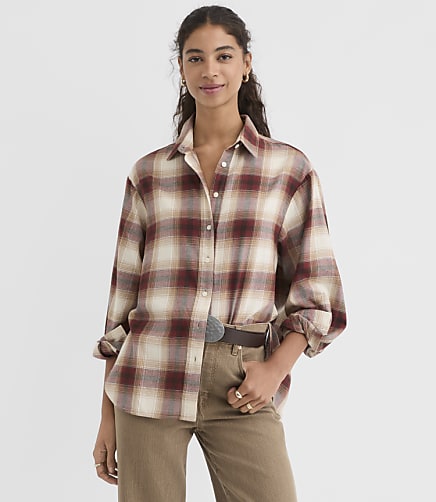 Plaid Flannel Everyday Oversized Shirt
