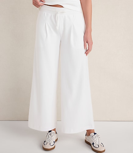Haven Well Within Organic Cotton Interlock Pleated Pants