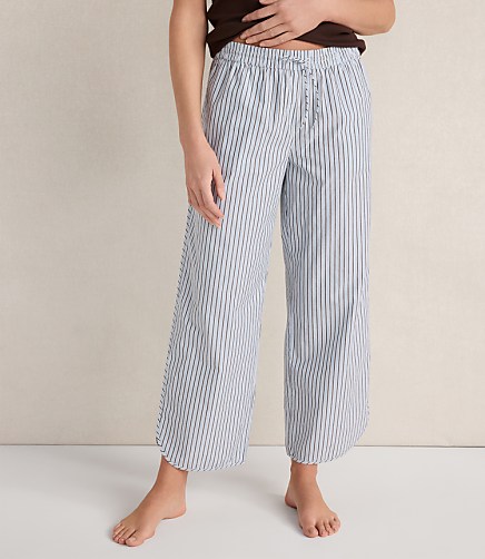 Haven Well Within Organic Cotton Poplin Iris Stripe Pajama Pants