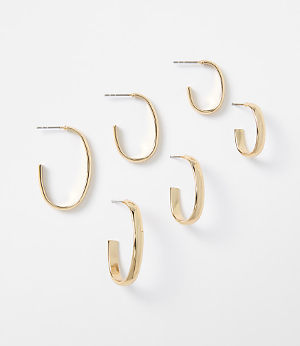 Modern Hoop Earring Set