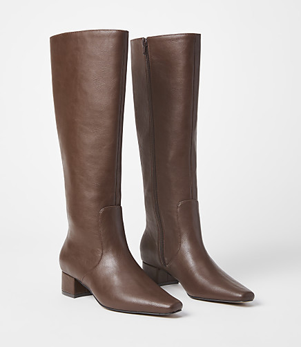 Tall Block Heel Boots