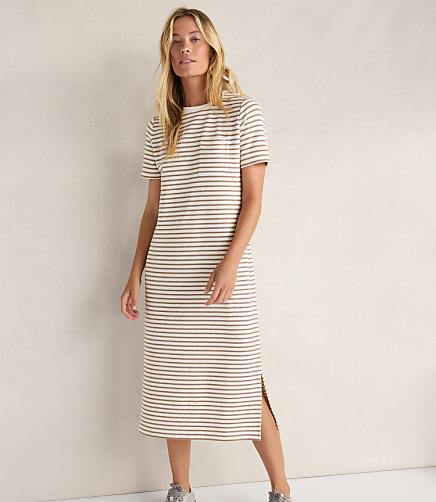 Haven Well Within Cotton Blend Textured T-Shirt Dress
