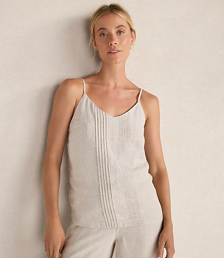 Haven Well Within Linen Pintuck Cami