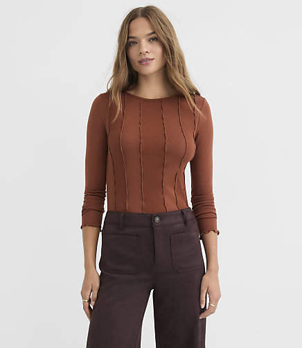Ruffle Trim Tee