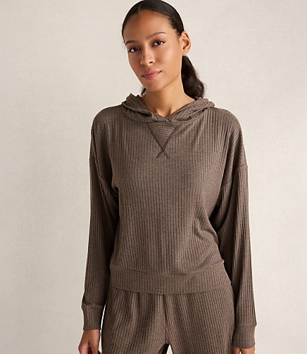 Haven Well Within Drapey Rib Knit Hoodie