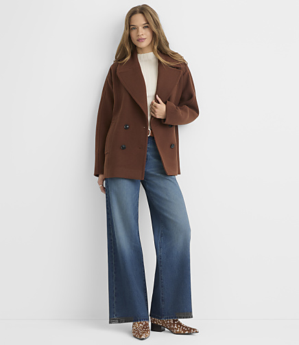 Petite Cocoon Peacoat