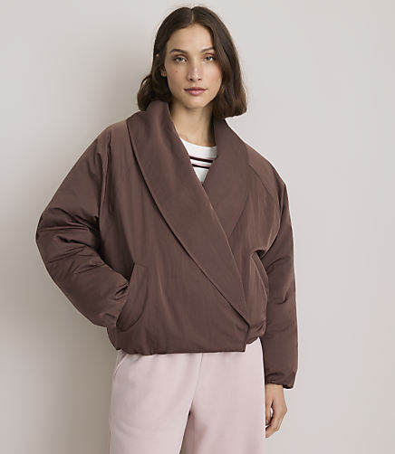 Lou & Grey Wrap Puffer Jacket