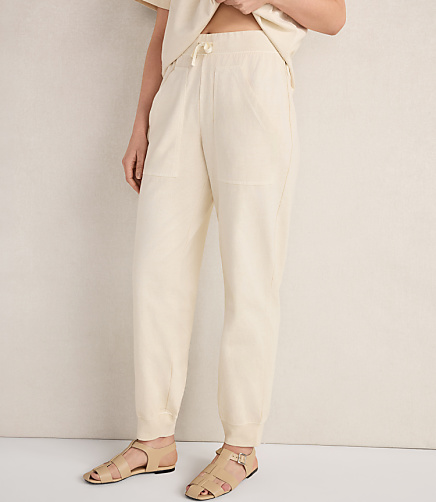 Haven Well Within Garment-Dyed Organic Cotton Jersey Knit Joggers