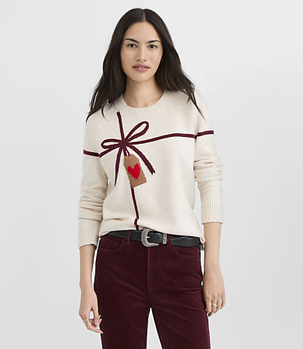 Gift Wrapped Saddle Sleeve Sweater