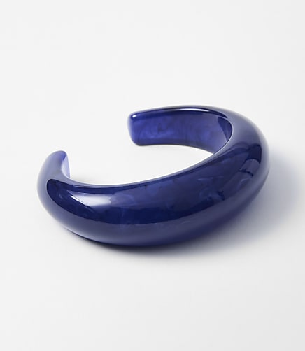 Marbleized Resin Cuff Bracelet