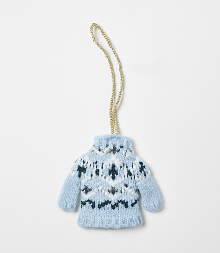 Fair Isle Sweater Ornament