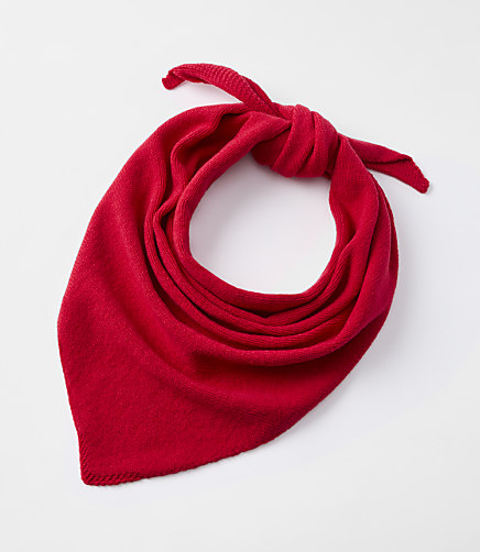 Knit Triangle Scarf