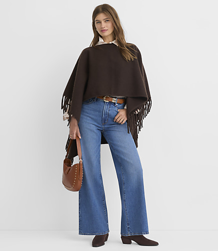 Modern Fringe Poncho