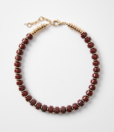 Modern Beaded Statement Necklace