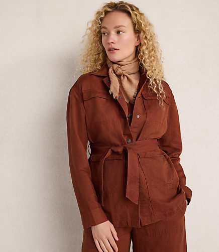 Haven Well Within Linen Blend Dobby Field Jacket
