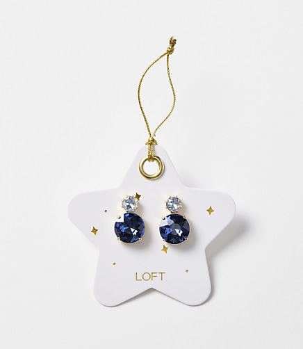 Double Sparkle Stud Earrings