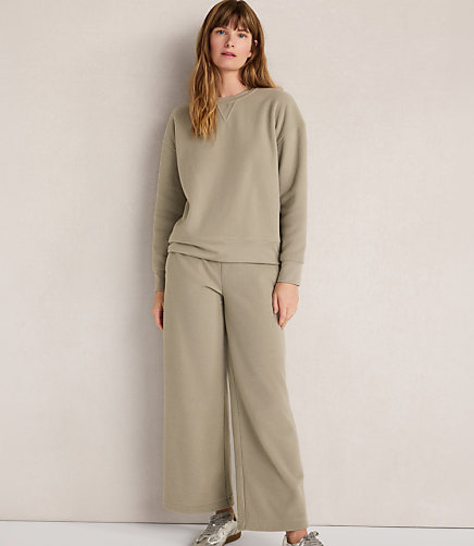 Haven Well Within Brushed Terry Wide Leg Pants