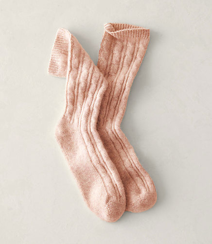 Haven Well Within Cashmere Classic Cable Socks