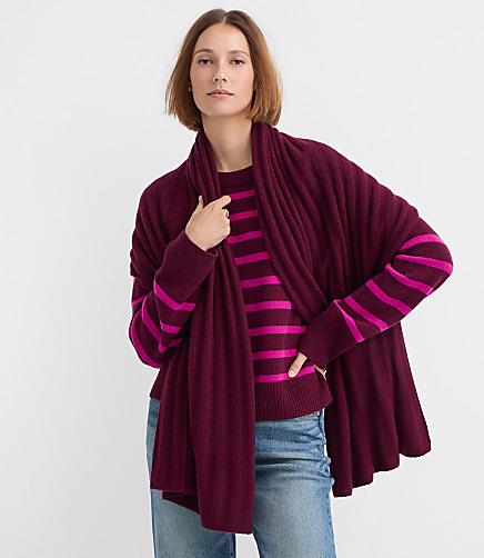 Cashmere Wrap - Deep Ruby