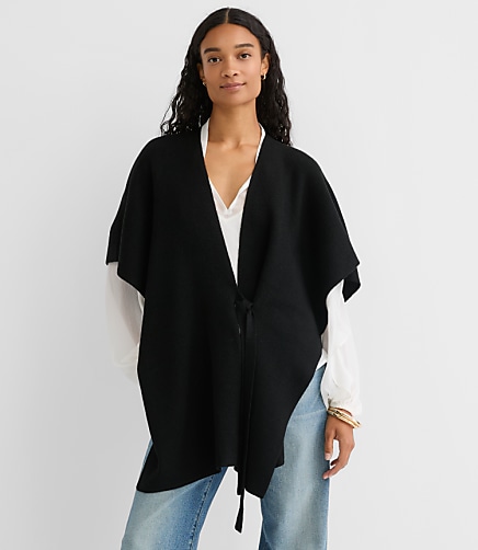 Tie Knit Wrap