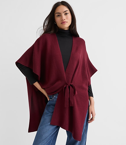 Tie Knit Wrap