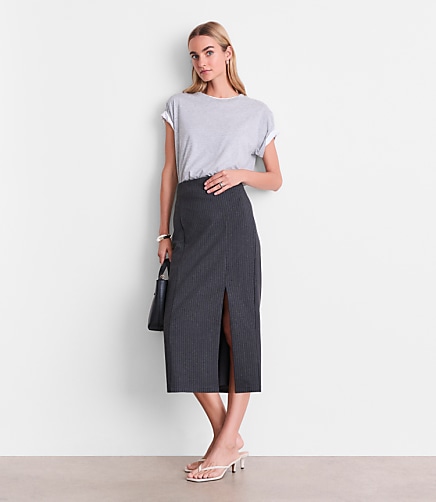 LOFT Versa Relaxed Jersey Crew Tee