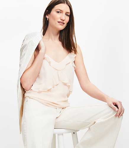 Chiffon Ruffle Cami
