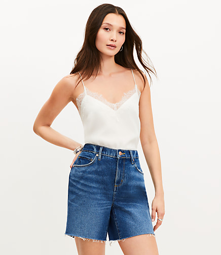 Lace Trim V-Neck Cami