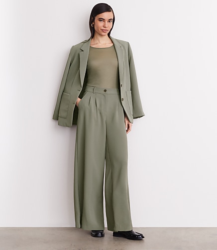 Petite LOFT Versa Mesh Elbow Sleeve Tee
