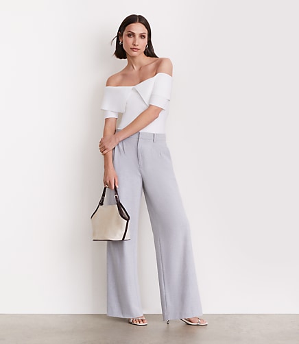 LOFT Versa Foldover Off The Shoulder Sweater