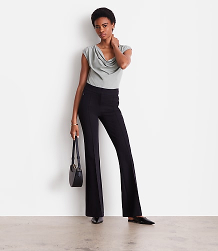 LOFT Versa Ponte Deluxe Flare Pants