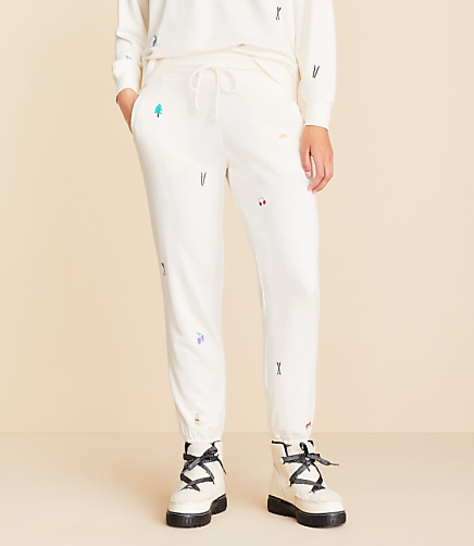 Lou & Grey Winter Cozy Cotton Terry Joggers