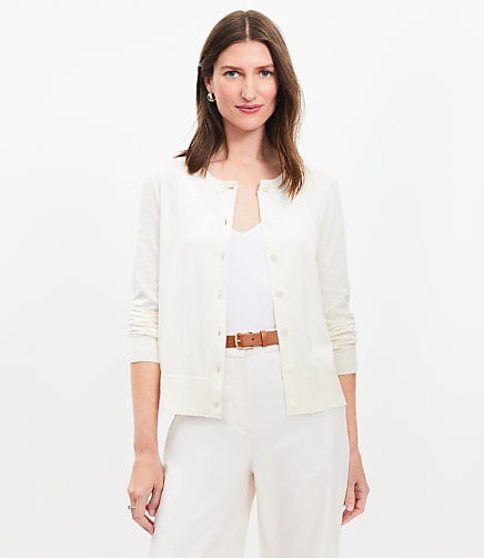 Modern Crew Neck Cardigan